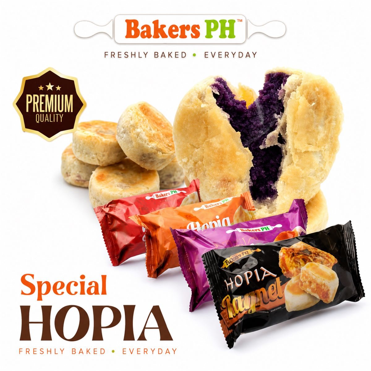 Ilocos Hopia Ube Monggo Baboy Bagnet Flavor