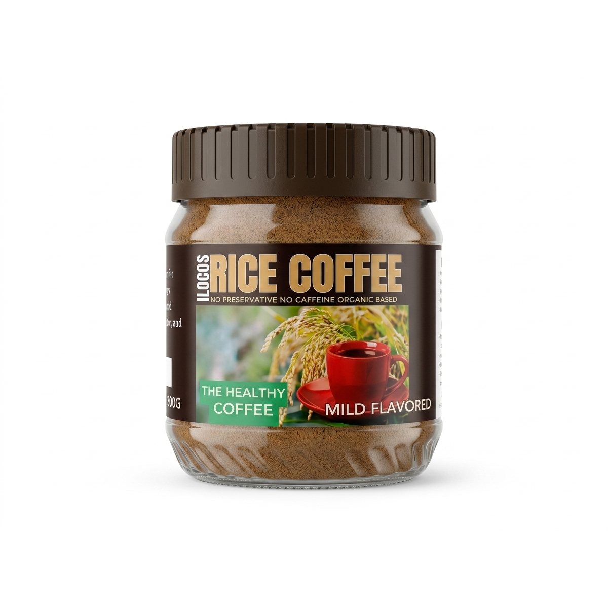 ILOCOS ORGANIC RICE COFFEE (NO CAFFEINE) 300 grams product photo