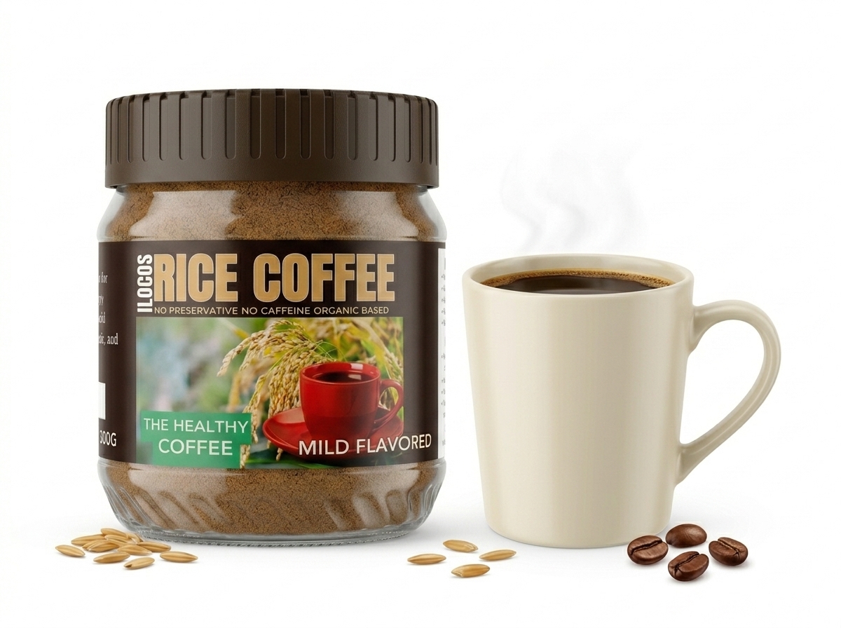 ILOCOS ORGANIC RICE COFFEE (NO CAFFEINE) 300 grams